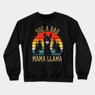 She A Bad Llama Crewneck Sweatshirt